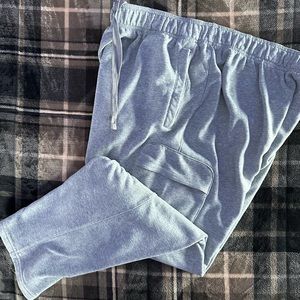 Mens Pony cargo gray sweatpants XXL